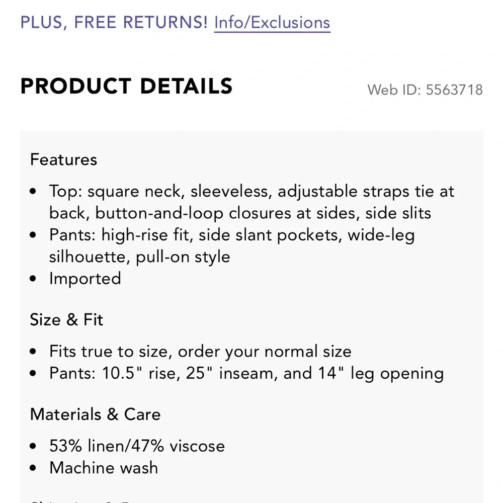 Free people Cream matching set - Picture 13 of 13
